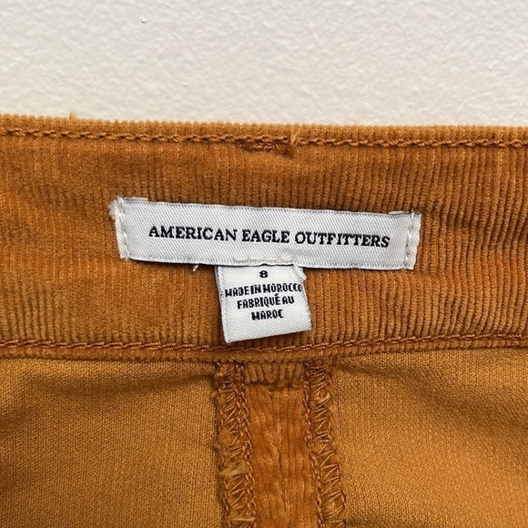 American Eagle Corduroy A-Line Button Down Mini Skirt - Picture 5 of 7